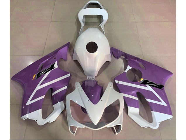 Bianco Lucido & Viola 01-03 CBR600 F4i Carene Moto