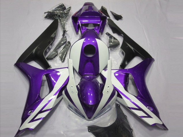 Bianco Lucido & Viola 06-07 CBR1000RR Carene Moto