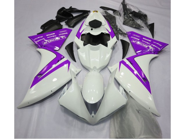Bianco Lucido & Viola 12-14 R1 Carene Moto