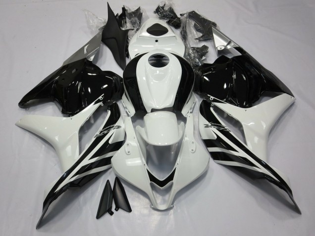 Bianco & Nero Lucido 09-12 CBR600RR Carene Moto