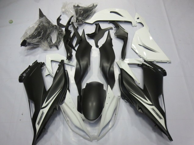 Bianco Nero Opaco 13-18 ZX6R Carene Moto