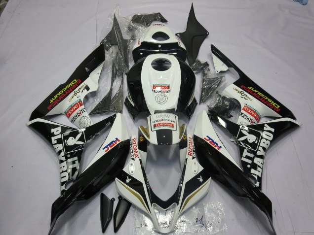 Bianco & Nero Playboy 07-08 CBR600RR Carene Moto