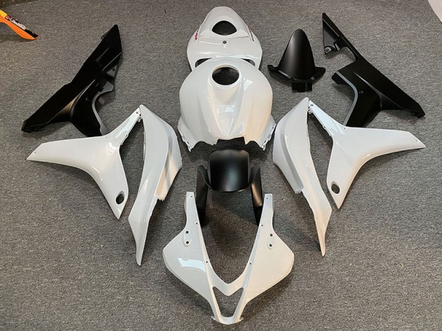 Bianco & Nero Puliti 07-08 CBR600RR Carene Moto