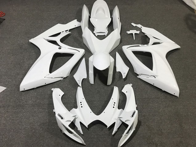 Bianco Opaco 06-07 GSXR 600-750 Carene Moto