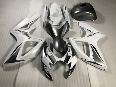 Acquista Bianco Opaco & Grigio 06-07 GSXR 600-750 Carene Moto