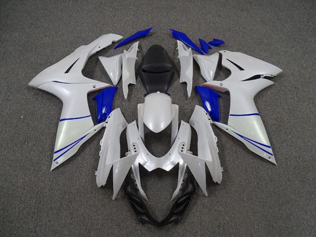 Bianco Perla & Blu Scuro 11-24 GSXR 600-750 Carene Moto