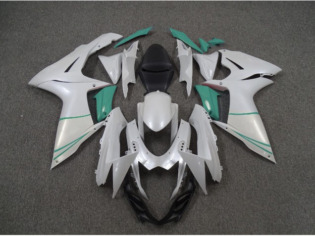 Bianco Perla & Blu T 11-24 GSXR 600-750 Carene Moto