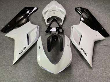 Acquista Bianco Perla & Nero 07-14 Ducati 848 1098 1198 Carene Moto