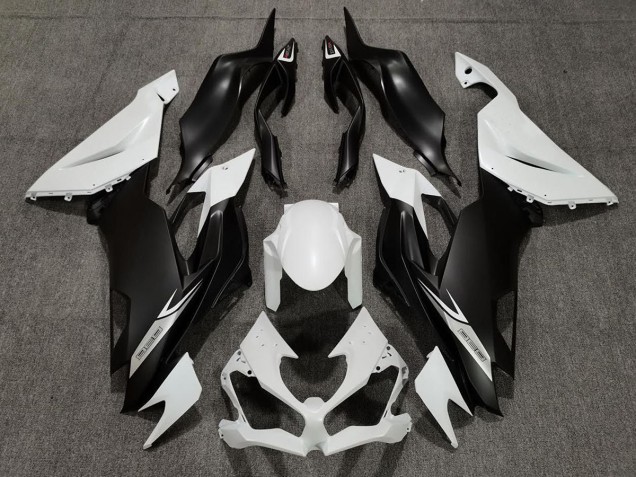 Bianco Perla Opaco & Nero 19-23 ZX6R Carene Moto