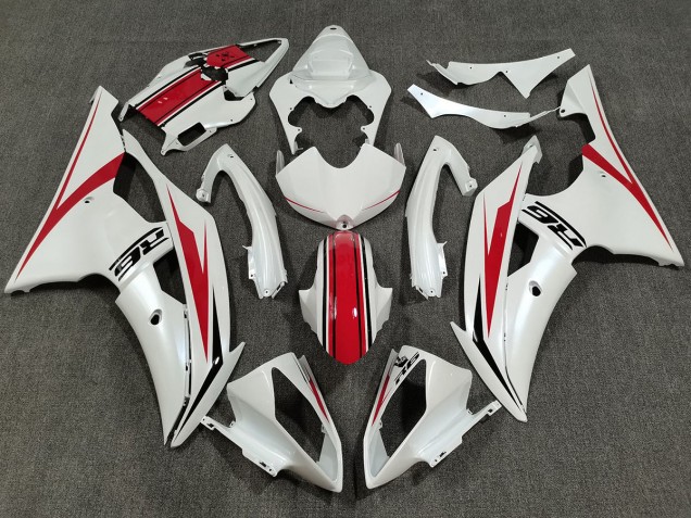 Bianco Perla & Rosso Lucido 08-16 R6 Carene Moto