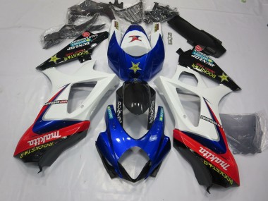 Acquista Bianco Rockstar 07-08 GSXR 1000 Carene Moto