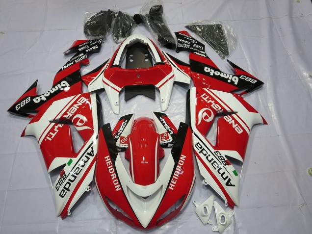 Bianco Rosso 06-07 ZX10R Carene Moto
