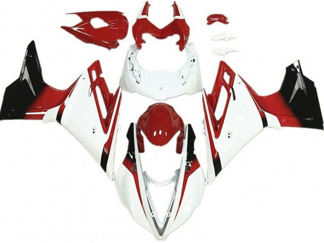Bianco & Rosso 13-16 Daytona 675 Carene Moto