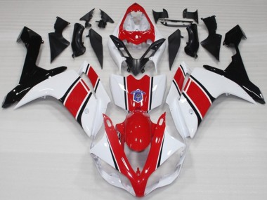 Acquista Bianco & Rosso Stile OEM Lucido 07-08 R1 Carene Moto