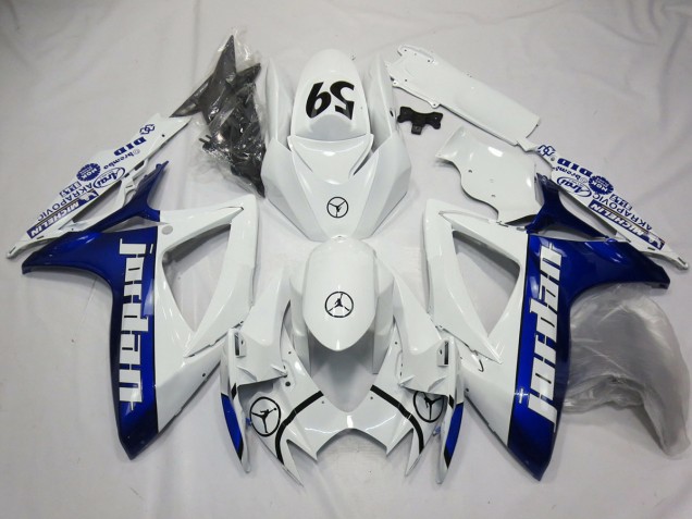 Bleu Jordan 06-07 GSXR 600-750 Carene Moto