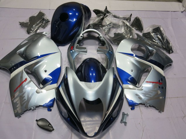 Blu & Argento 97-07 GSXR 1300 Carene Moto