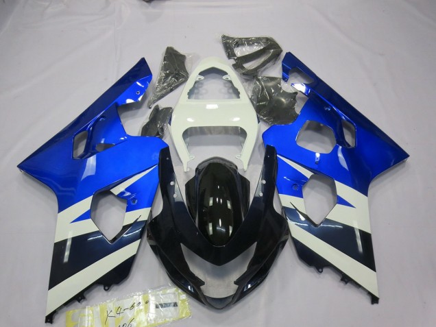 Blu Bianco 04-05 GSXR 600-750 Carene Moto