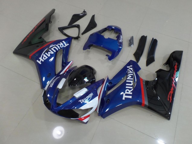 Blu & Bianco 09-12 Daytona 675 Carene Moto