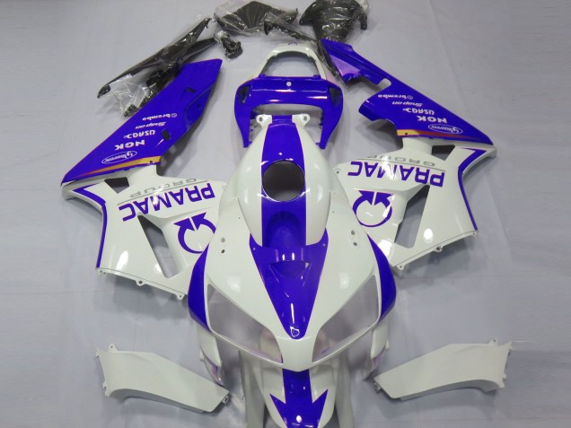 Blu & Bianco Personalizzato 05-06 CBR600RR Carene Moto