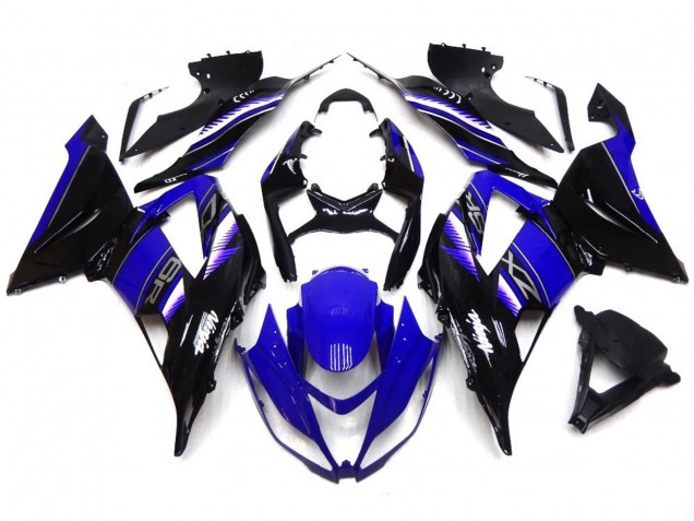 Blu Intenso & Nero Vibranti 13-18 ZX6R Carene Moto