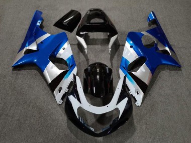 Acquista Blu Lucido & Argento OEM 00-02 GSXR 1000 Carene Moto