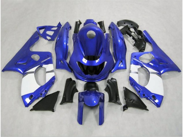 Blu Lucido & Bianco 98-07 YZF600 Carene Moto