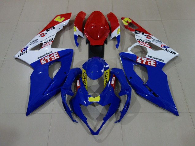 Blu Lucido/Bianco/Rosso 05-06 GSXR 1000 Carene Moto