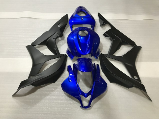 Blu Lucido & Lime 07-08 CBR600RR Carene Moto