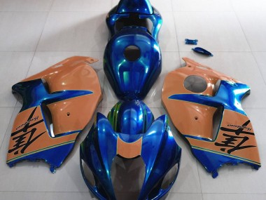 Acquista Blu Lucido & Marrone 97-07 GSXR 1300 Carene Moto