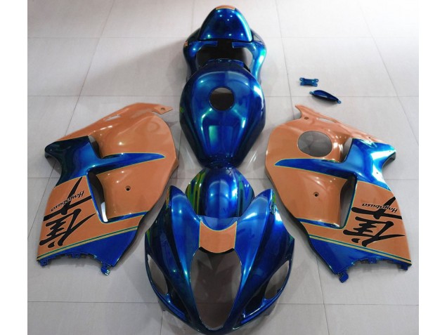 Blu Lucido & Marrone 97-07 GSXR 1300 Carene Moto