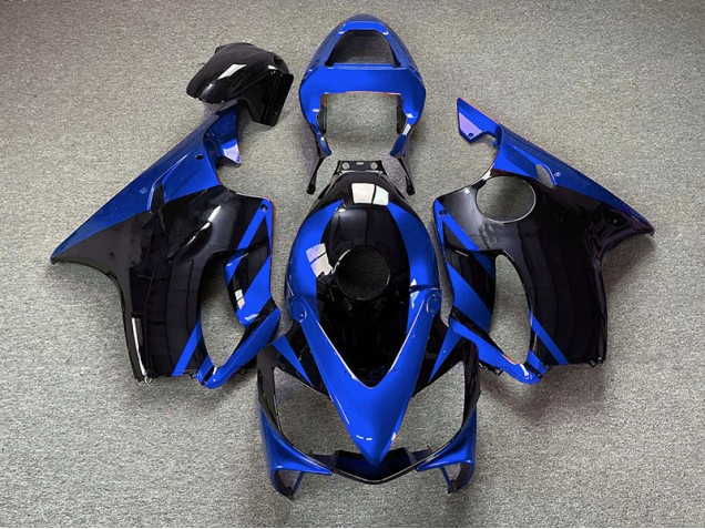 Blu Lucido & Nero 01-03 CBR600 F4i Carene Moto