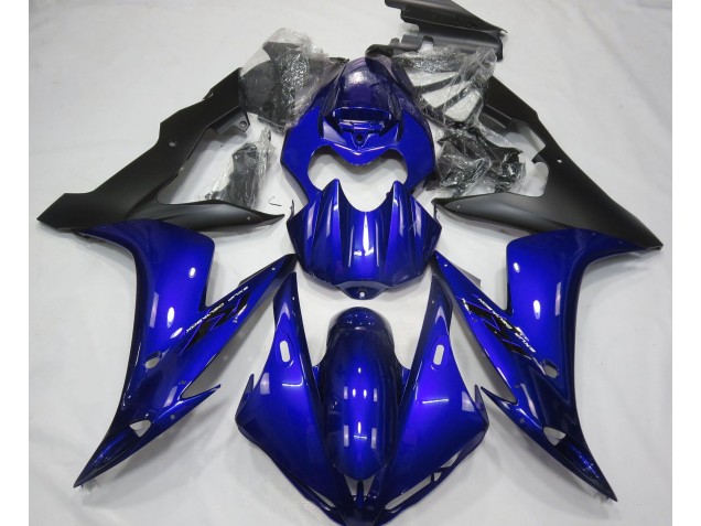 Blu Lucido & Nero 04-06 R1 Carene Moto