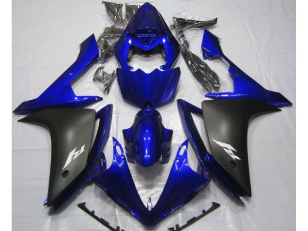 Blu Lucido & Nero 07-08 R1 Carene Moto