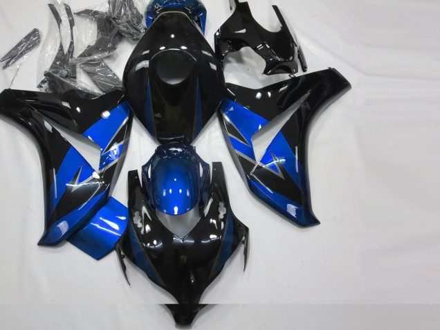 Blu Lucido & Nero 08-11 CBR1000RR Carene Moto
