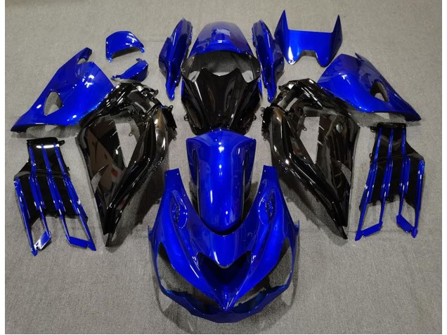 Blu Lucido & Nero 12-21 ZX14R Carene Moto