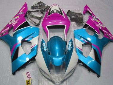 Acquista Blu Lucido & Nero Opaco 03-04 GSXR 1000 Carene Moto