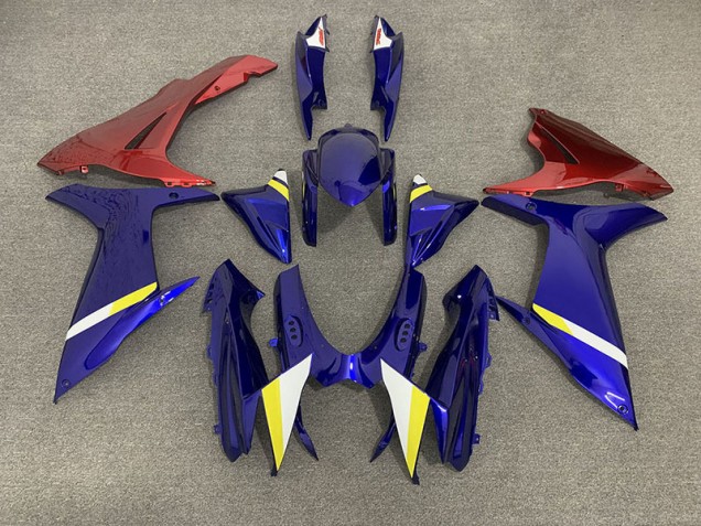 Blu Lucido & Rosa 11-24 GSXR 600-750 Carene Moto