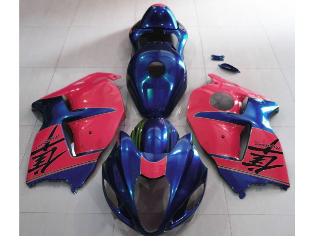 Blu Lucido & Rosso 97-07 GSXR 1300 Carene Moto