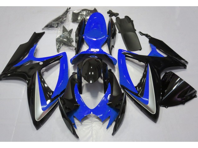 Blu Lucido Rovinato 06-07 GSXR 600-750 Carene Moto