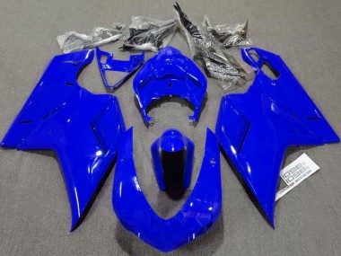 Acquista Blu Lucido Semplice 07-14 Ducati 848 1098 1198 Carene Moto