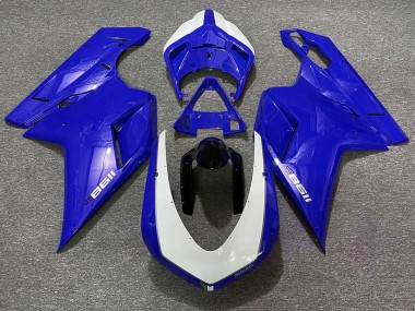 Acquista Blu Lucido Sp 07-14 Ducati 848 1098 1198 Carene Moto