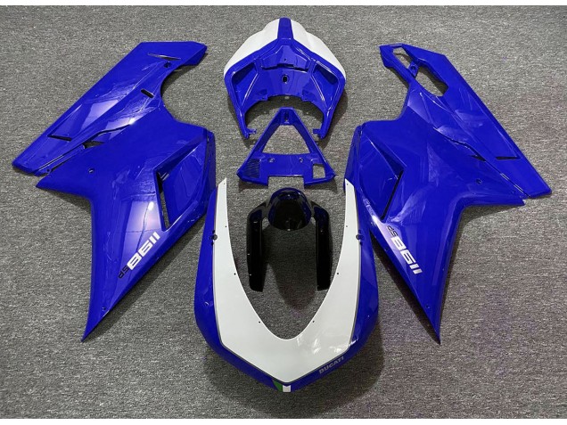 Blu Lucido Sp 07-14 Ducati 848 1098 1198 Carene Moto