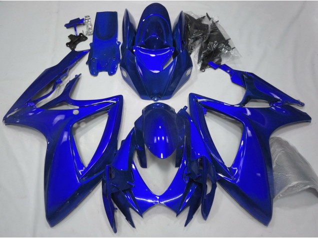 Blu Lucido Tinta Unita 06-07 GSXR 600-750 Carene Moto