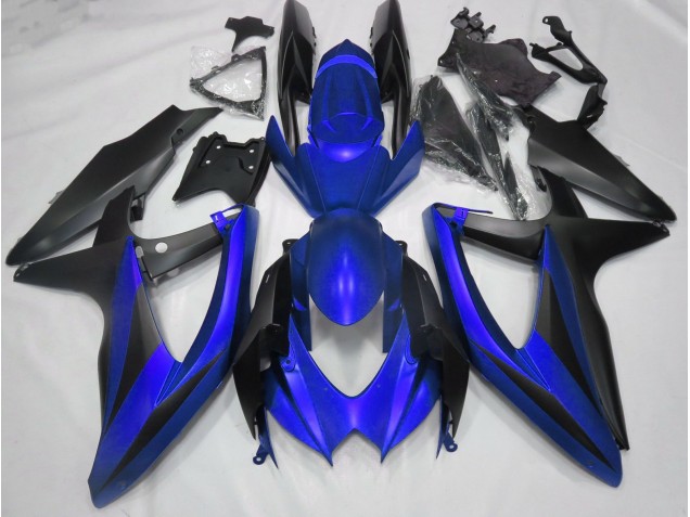 Blu Opaco Senza R 08-10 GSXR 600-750 Carene Moto