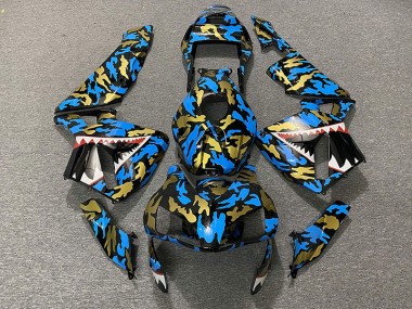Acquista Blu & Oro Camo 03-04 CBR600RR Carene Moto