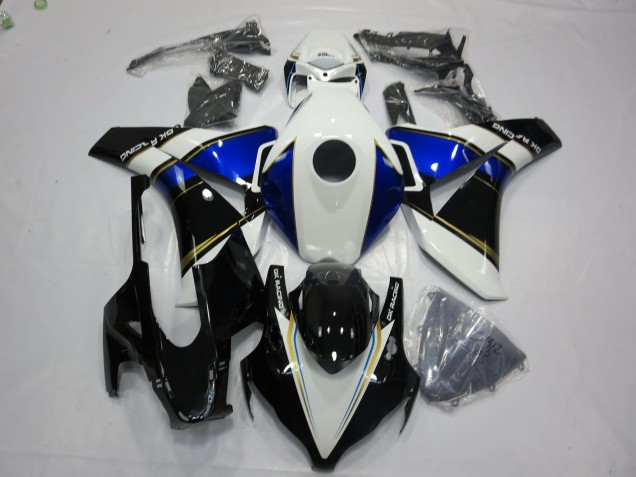 Blu & Oro Senza Marchio 08-11 CBR1000RR Carene Moto