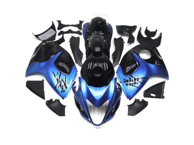 Blu Profondo Con Black Custom 08-20 GSXR 1300 Carene Moto