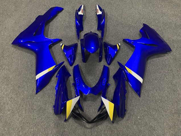 Blu Profondo Marchiato Suzuki 11-24 GSXR 600-750 Carene Moto