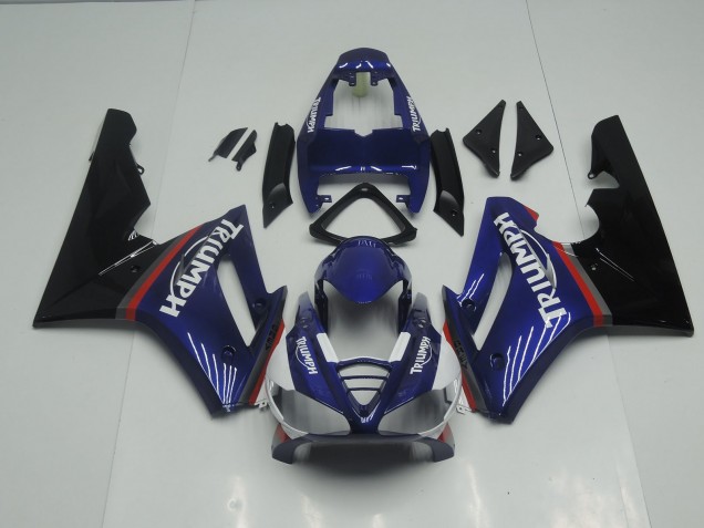 Blu & Rosso Lucido 09-12 Daytona 675 Carene Moto