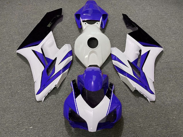 Blu Scuro Bianco & Nero Lucido 04-05 CBR1000RR Carene Moto